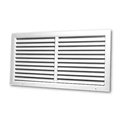 Lüftungsgitter Dalap WDP 600×200 aus Aluminium in Weiß mit Verstrebung
