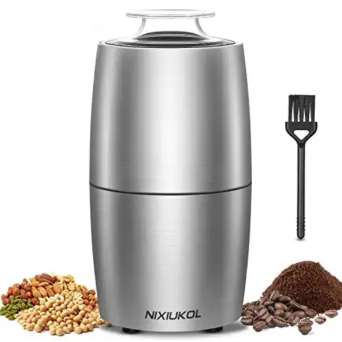 Getreidemühle Nixiukol Edelstahl Elektrische Kaffeemühle