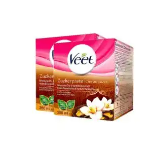 Zuckerpaste Veet Sugaring Vanilleblüte zur Haarentfernung im 2er Pack