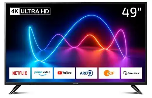 DYON Movie Smart 49 XT 123 cm (49 Zoll) Smart-TV mit 4K Ultra-HD