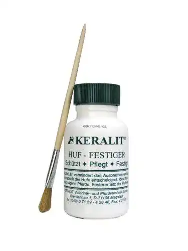 Huffestiger Keralit 250 ml für Pferdehufpflege