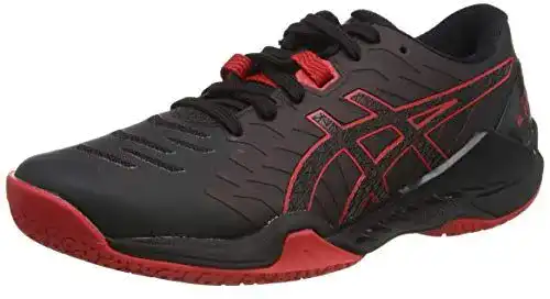 Volleyballschuh Herren Asics 1071A044-001-14 in Schwarz und Rot