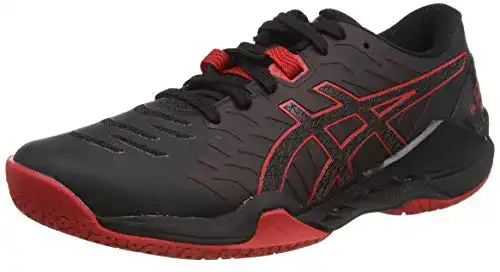 Volleyballschuh Herren Asics 1071A044-001-14 in Schwarz und Rot