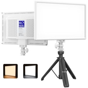 Raleno LED Videoleuchte für Videokonferenzen mit 4000 mAh Akku