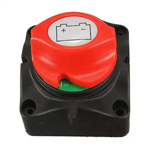 Batterietrennschalter Nuzamas abnehmbar, 12V/24V für Fahrzeuge und Boote