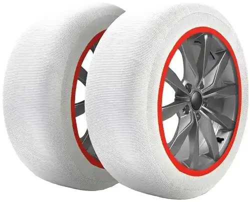 Textil-Schneeketten Musher Größe 8 für sichere Winterfahrten