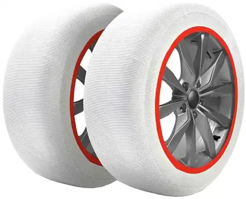 Textil-Schneeketten Musher Größe 8 für sichere Winterfahrten