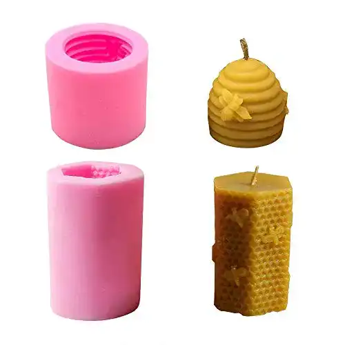 3D Bienenstock Silikonform für Kerzen und Seifenherstellung