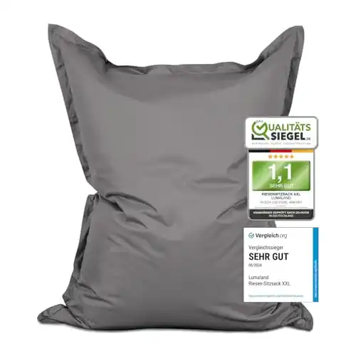 Sitzsack Outdoor Lumaland Riesen-Sitzsack XXL 140×180 cm