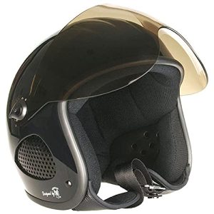 Bores Gensler SRM Slight 1 Finale Glossy Jethelm in Schwarz (Größe S)