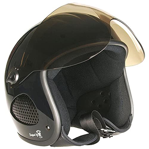 Bores Gensler SRM Slight 1 Finale Glossy Jethelm in Schwarz (Größe S)