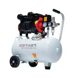 Starkwerk Flüsterkompressor SW 375/10 1100 Watt 24 Liter