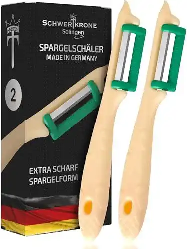 Sparschäler Schwertkrone 2 für Spargel und Gemüse