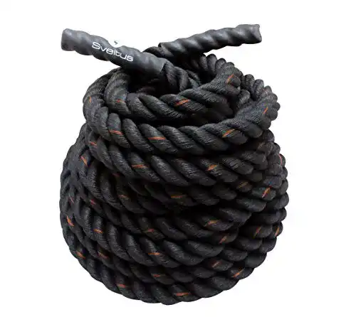 Battle Rope Sveltus Seil 38mm Durchmesser 10m schwarz