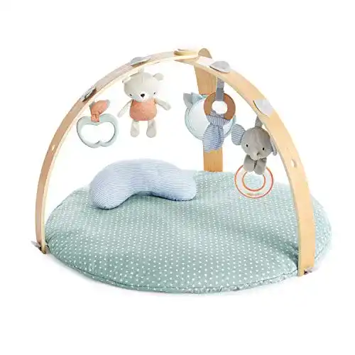 Spielbogen Ingenuity und Cozy Spot Loamy Spielmatte aus Holz