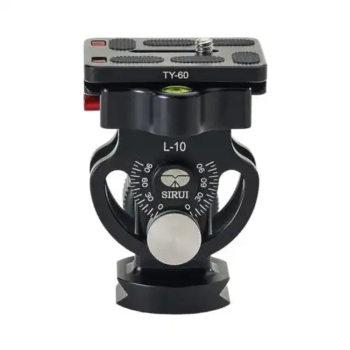 Sirui L-10 Stativneigekopf aus Aluminium mit Wechselplatte TY-60