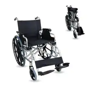 Mobiclinic Rollstuhl, klappbar und leicht mit Unterbremssystem