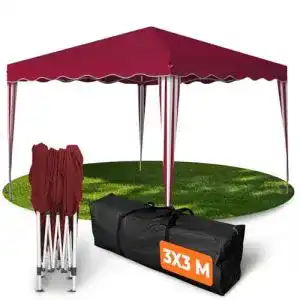 Faltpavillon Kronenburg wasserdicht 3 x 3 m mit UV-Schutz