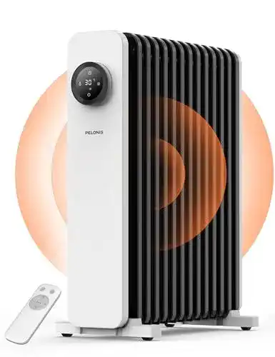 Ölradiator Pelonis 2500W, Energiesparend 13 Rippen