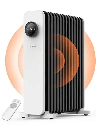 Ölradiator Pelonis 2500W, Energiesparend 13 Rippen