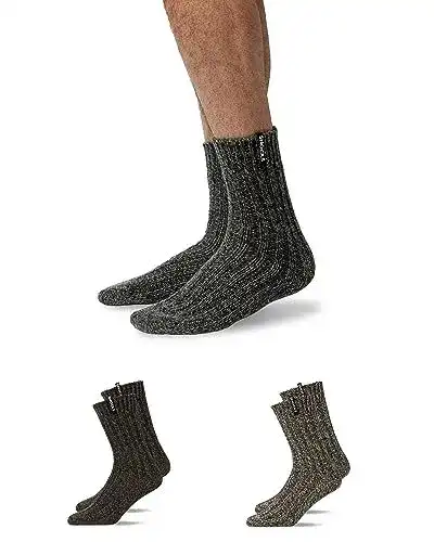 Wintersocken von Snocks im 2er-Pack für Damen, Norweger Design
