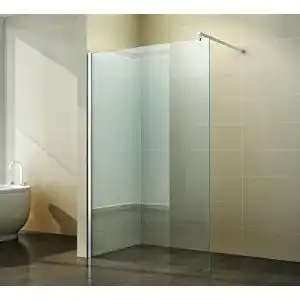 Glas-Duschwand von Fischer und Adamek aus 10mm Sicherheitsglas