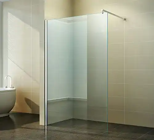 Glas-Duschwand von Fischer und Adamek aus 10mm Sicherheitsglas