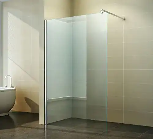 Glas-Duschwand von Fischer und Adamek aus 10mm Sicherheitsglas