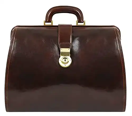 Arzttasche Time Resistance aus Leder, Arztkoffer und Doktortasche