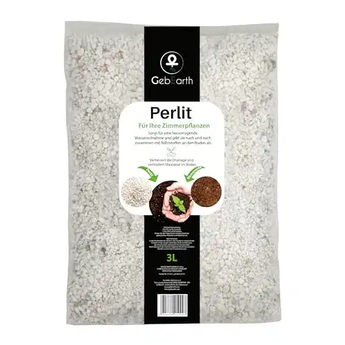 Perlite für Pflanzen 3L Körnung 2-6 mm Verbesserung der Wasserdrainage