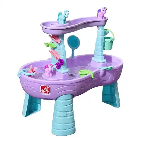 Wasserspieltisch Step2 Rain Showers Einhorn mit Zubehörset