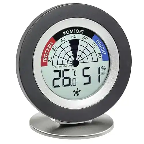 TFA Dostmann Hygrometer Cosy Radar zur Raumklimaüberwachung