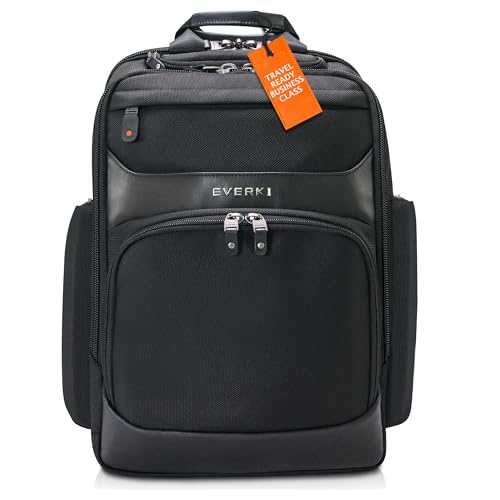 Rucksack 35 Liter Everki 53885 Onyx für Notebooks bis 17,3 Zoll