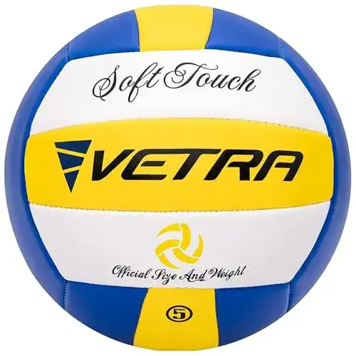 Vetra Volleyball Größe 5 für sanfte Berührungen in verschiedenen Farben