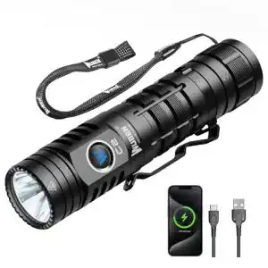 Taktische LED-Taschenlampe WUBEN C2 mit 2000 Lumen und Powerbank-Funktion