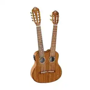 Ortega Ukulele Doppelhals Elektro-Akustisch 8 Saiten Tenor