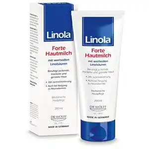 Hautmilch Linola Forte 200 ml – Pflegecreme gegen Juckreiz