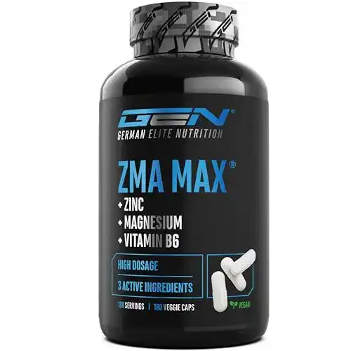 Zink-Magnesium ZMA MAX von German Elite Nutrition – 180 Kapseln
