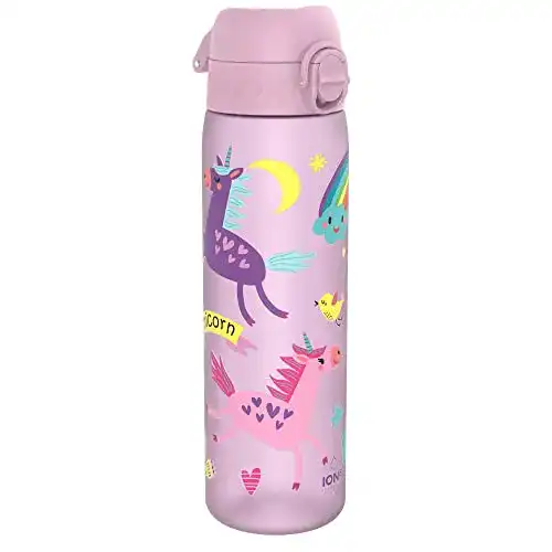 Ion8 Trinkflasche 500 ml, Auslaufsicher, Einhandöffnung, BPA-frei