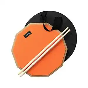 Practice Pad SLINT Übungs Drum Pad mit Schlagzeug Sticks
