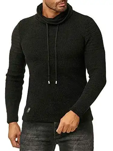 Rollkragenpullover für Herren von Redbridge im Schulterlinien Design