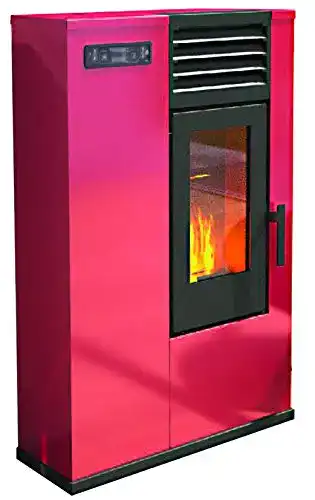 Pelletofen Eva Stampaggi 98017-10 Susy Slim mit Feuerstelle