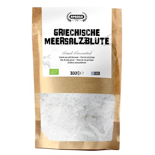 Meersalz Apsogo Grobes aus der Ägäis 300g Naturbelassenes Produkt ohne Zusatzstoffe