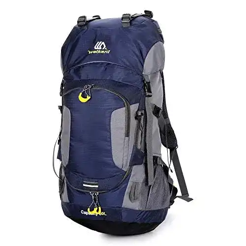 Lixada Wanderrucksack 60 Liter mit Schutzhülle und Trinksystem