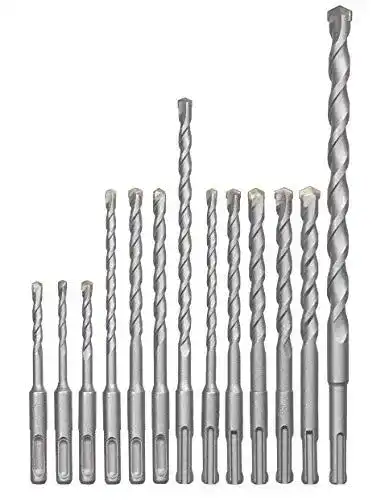 kwb SDS-Plus Hammer-Bohrer-Set 12-teilig für Beton und Stein
