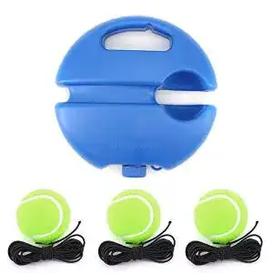 Tennis Trainingsgerät Shawfly Trainer mit Rebound Ball und 3 Übungsbällen