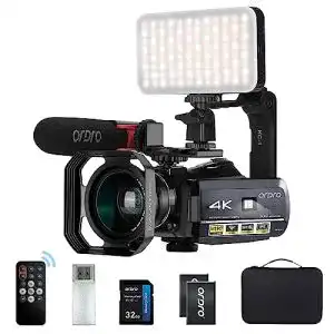 Camcorder ORDRO AC3 IR Nachtsicht – 4K Videokamera mit 1080P