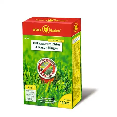 Rasenunkrautvernichter von WOLF Garten mit 2-in-1 Funktion