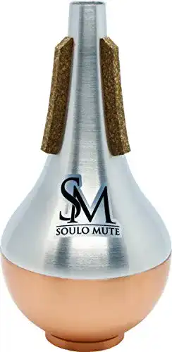 Trompetendämpfer Soulo Mute SM6525 mit geradem Design und Kupferboden