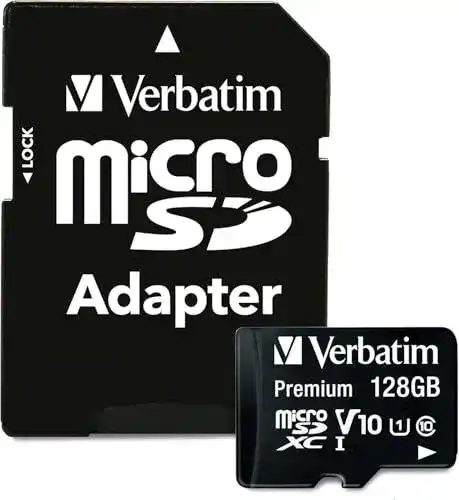 Verbatim 128GB Micro SDXC Speicherkarte Premium Edition mit Adapter